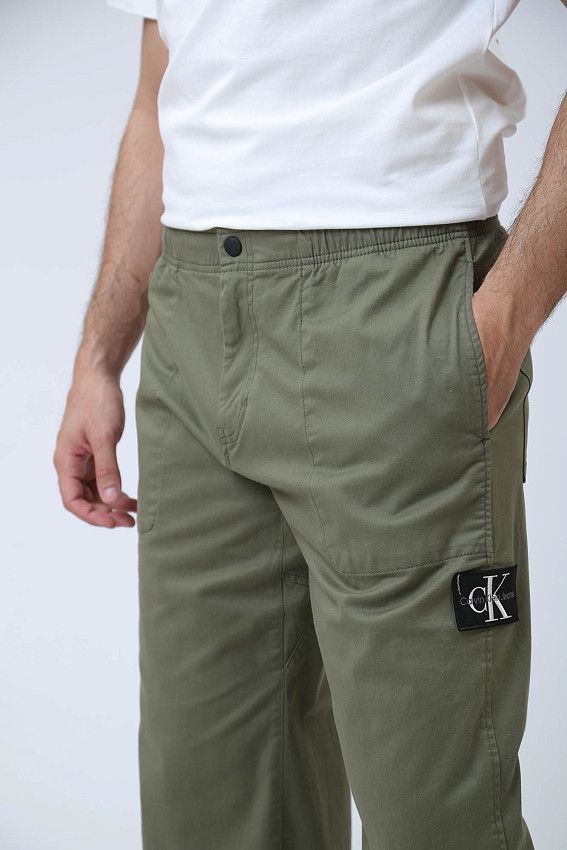 Брюки Calvin Klein Jeans Зеленый