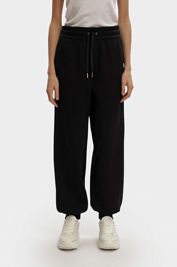 Брюки спортивные хлопковые черные Armani Exchange