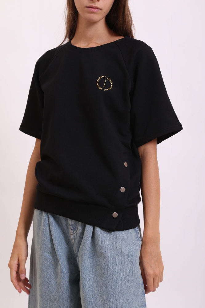 6KYM14_YJ6PZ свитшот с коротким рукавом armani exchange 