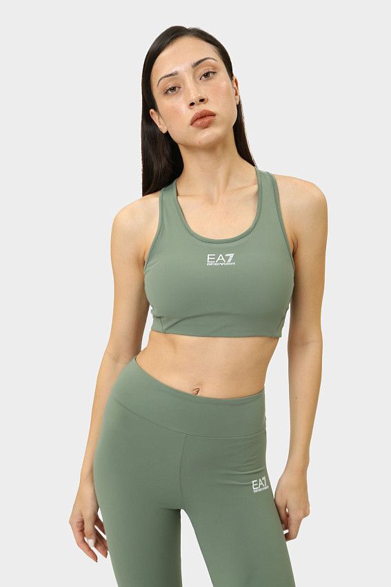 Топ спортивный EA7 Зеленый