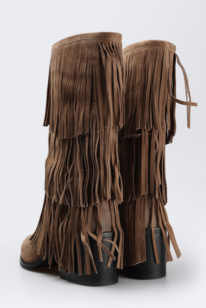 W3782E-10D09-4  Ботильоны женские Ботильоны Graciana Коричневый