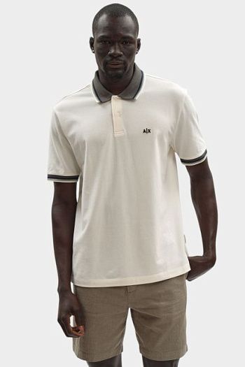 Поло хлопковое Armani Exchange