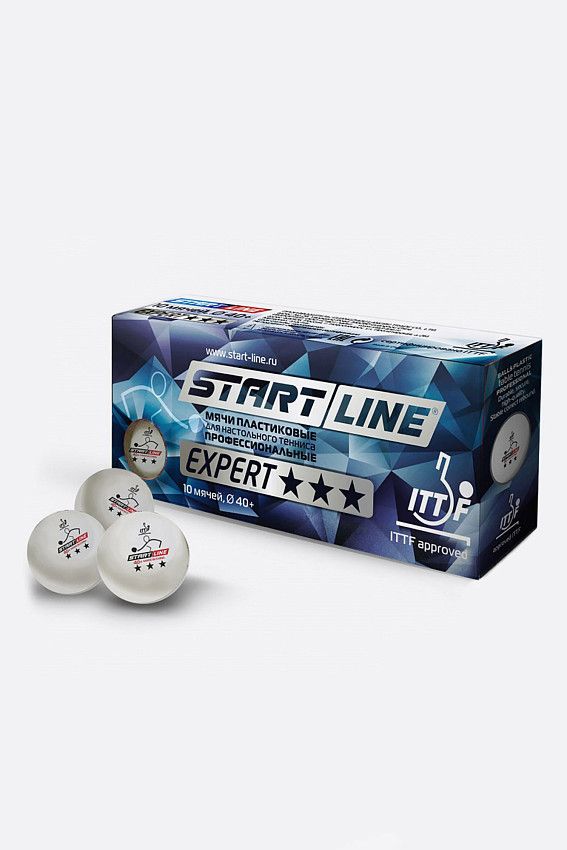 Мяч для настольного тенниса Start line Белый