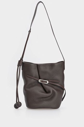 Сумка мешки коричневая кожаная Marc Cony