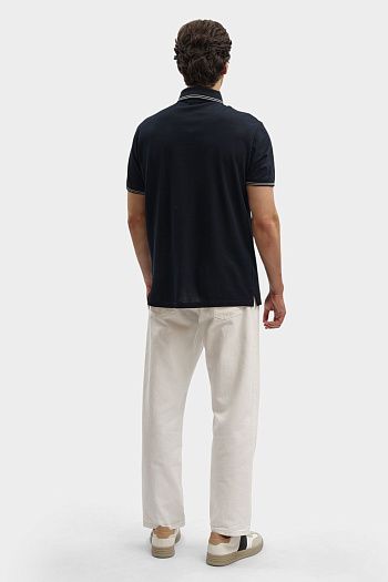 Поло из хлопка Emporio Armani