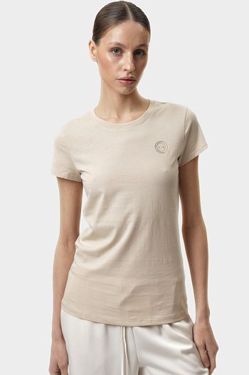 Футболка хлопковая синяя Armani Exchange