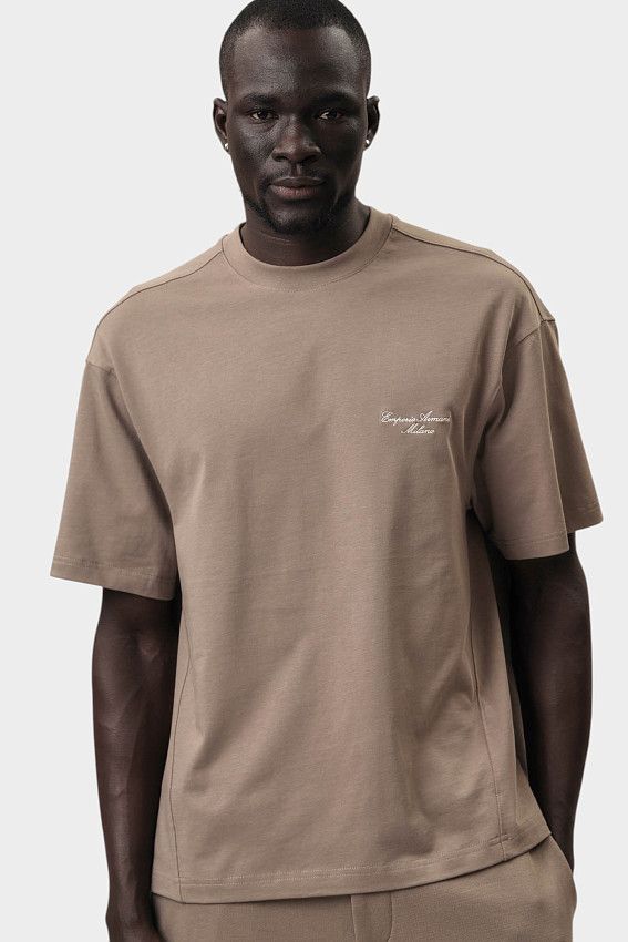 Футболка Emporio Armani Бежевый