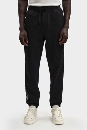 Брюки спортивные хлопковые черные Armani Exchange
