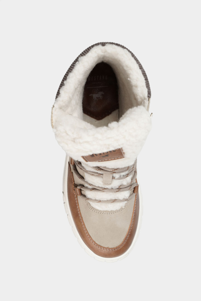 1446-601 Кеды Mustang Бежевый