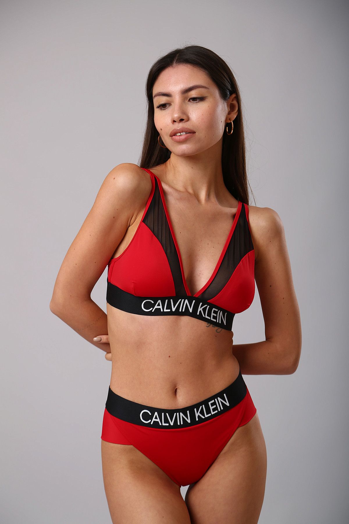 Низ от купального костюма Calvin Klein Underwear Красный