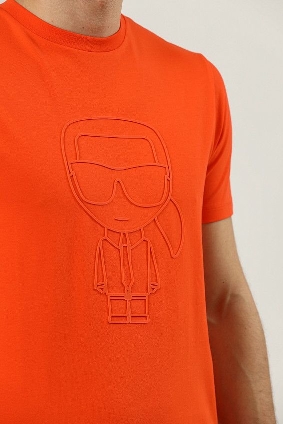 Футболка Karl Lagerfeld Оранжевый