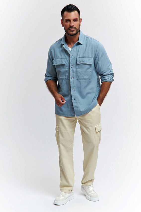 Брюки льняные Van Mich Бежевый