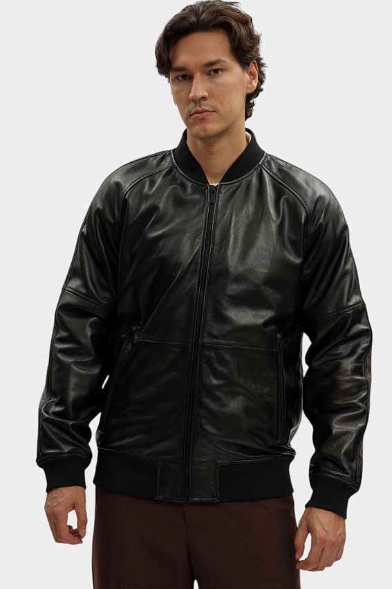 Куртка кожаная Strellson Черный