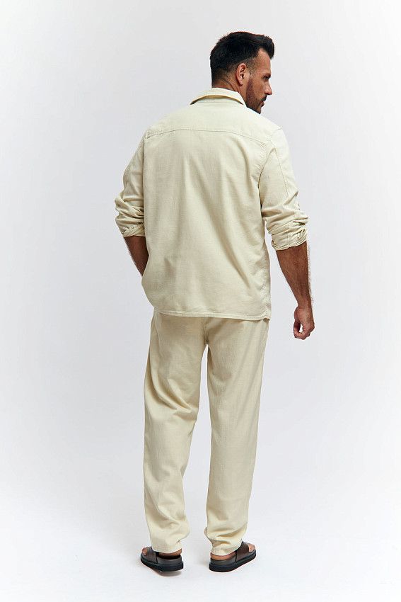 Брюки льняные Van Mich Бежевый