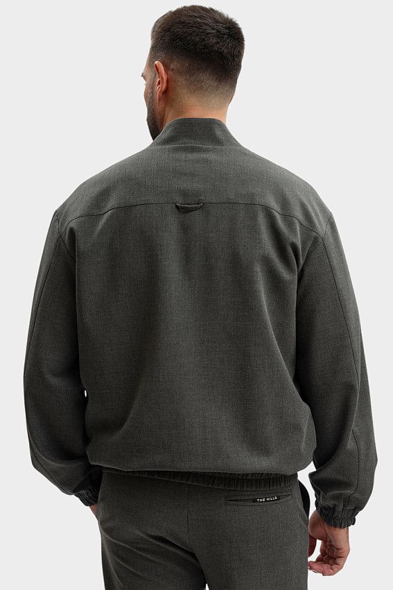 Бомбер The Hills Серый