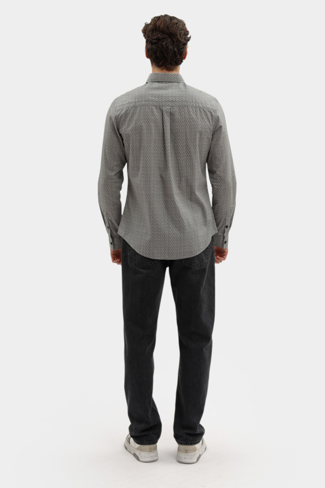 BMS1038 Рубашка Bikkembergs Серый