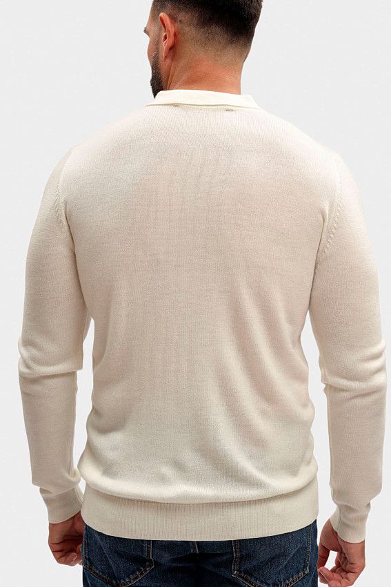 Поло с длинным рукавом Karl Lagerfeld Бежевый