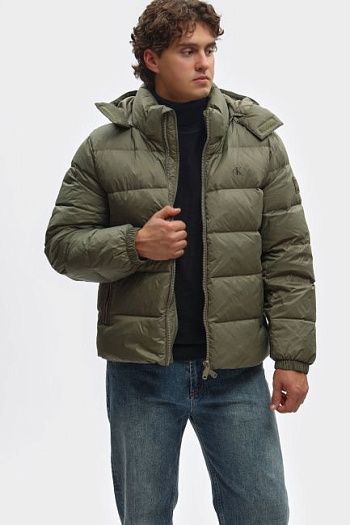 Пуховик хаки Calvin Klein Jeans