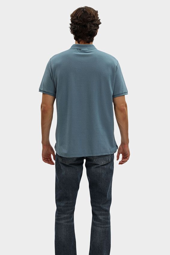 Поло Mustang Синий