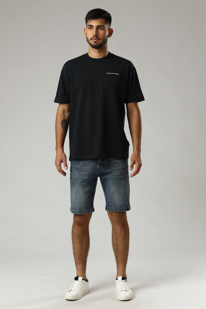 30032468_10013658 Шорты джинсовые Strellson Голубой