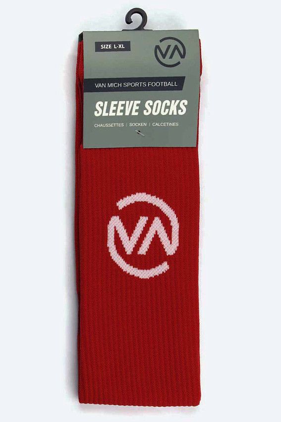Футбольные гетры обрезки Van Mich Спорт Красный