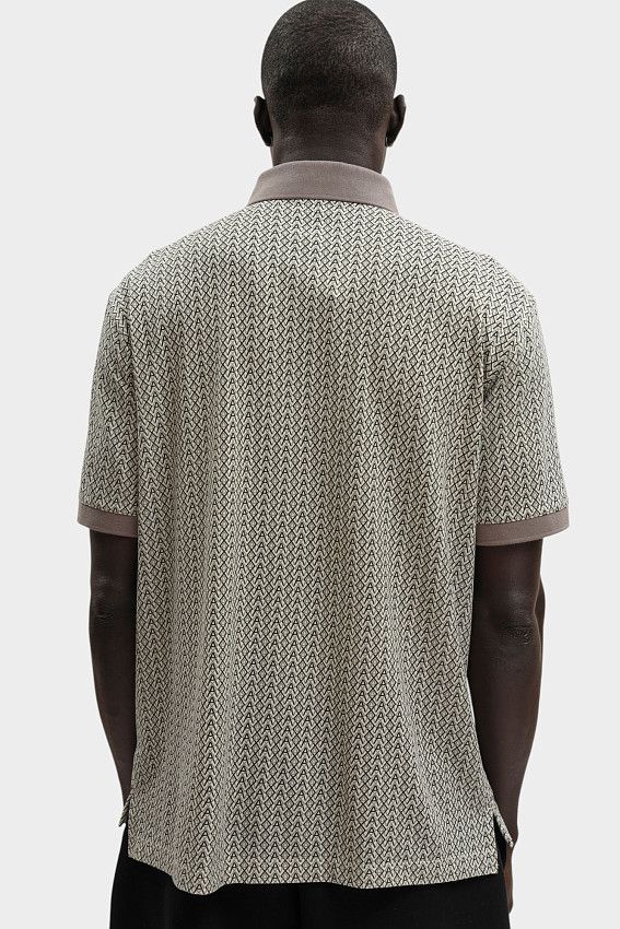 Поло Armani Exchange Бежевый