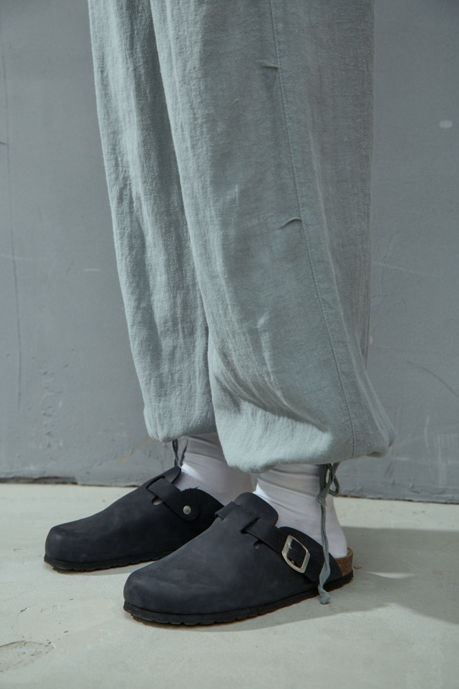 VW-OMA-55-017 брюки льняные van mich 