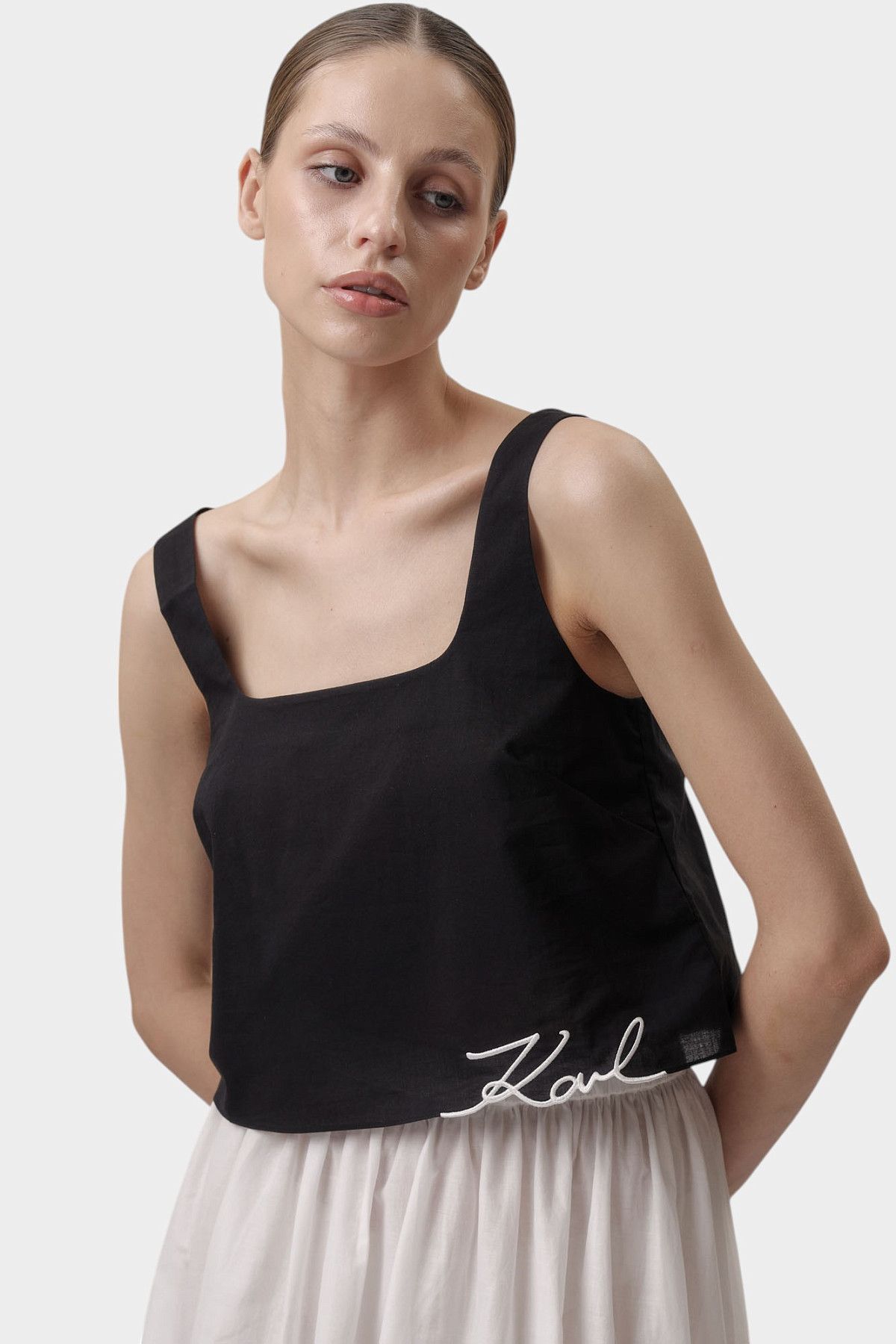Кроп-топы Karl Lagerfeld Черный