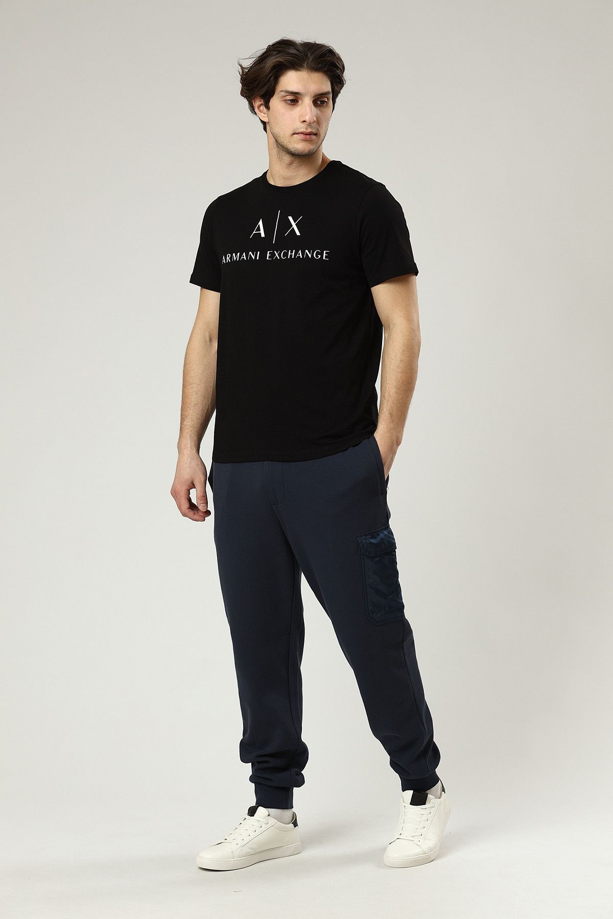 Брюки спортивные джоггеры Armani Exchange Синий