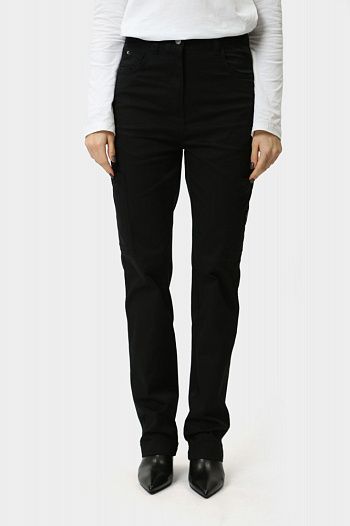 Брюки хлопковые черные Calvin Klein Jeans