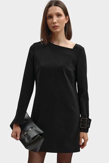 Платье толстовка черное Trussardi