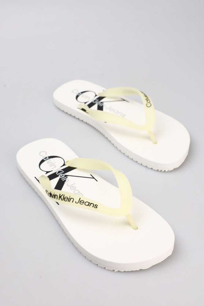 YW0YW01246 Шлепанцы Calvin Klein Jeans Белый