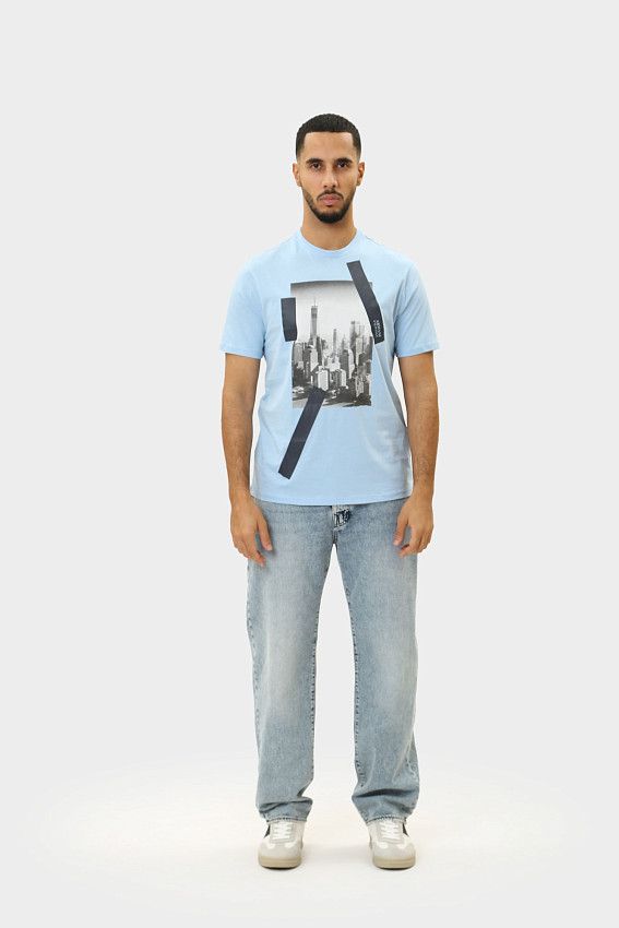 Футболка Armani Exchange Голубой