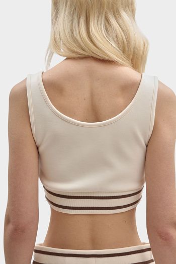 Топ из вискозы Armani Exchange