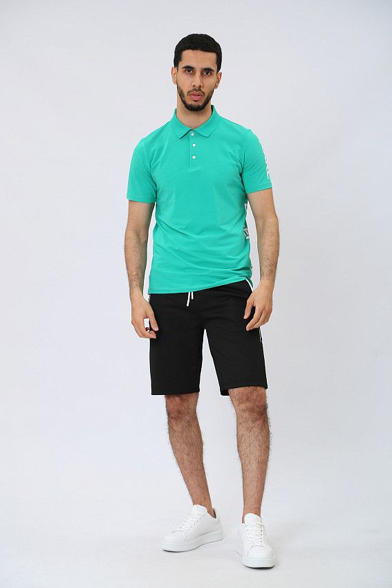 Поло Karl Lagerfeld Зеленый