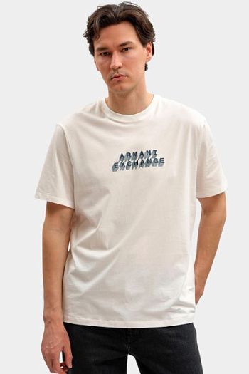 Футболка из хлопка Armani Exchange
