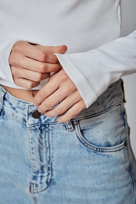 Кроп-топ Van Mich Белый