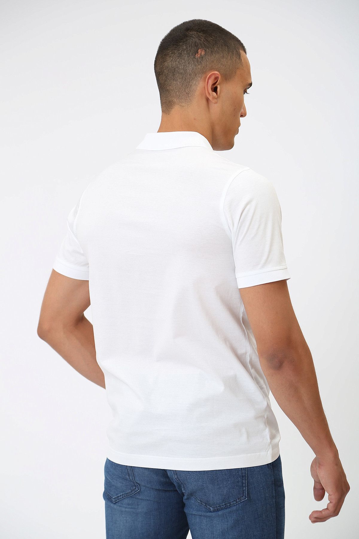 Поло Karl Lagerfeld Белый
