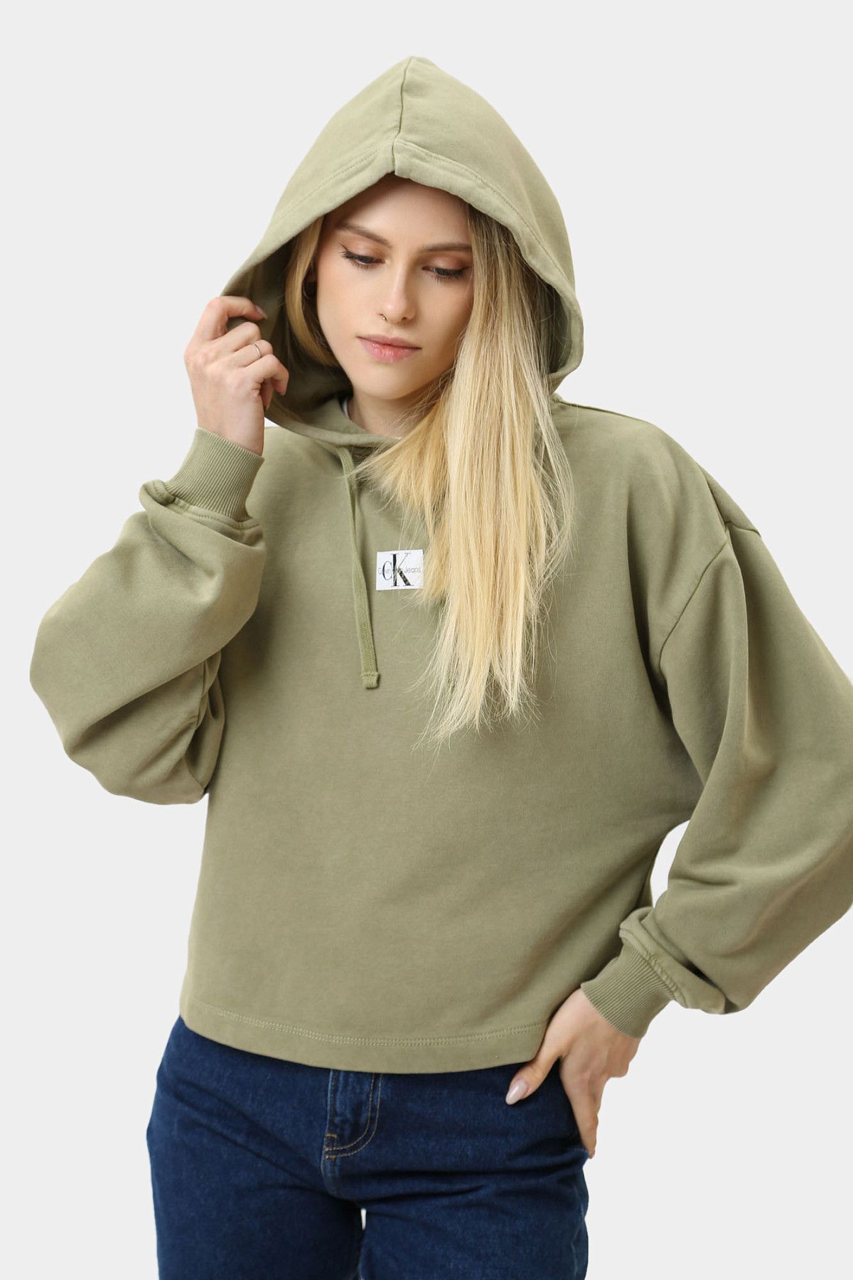 Худи Calvin Klein Jeans Зеленый