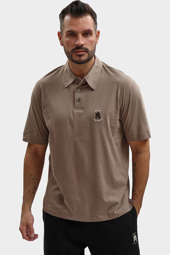 Поло Armani Exchange Коричневый