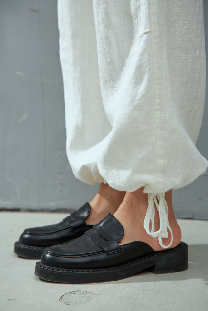 VW-OMA-55-017 брюки льняные van mich 