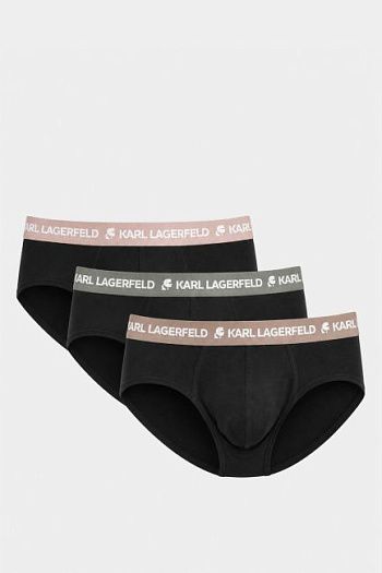 Трусы 3шт  хлопковые Karl Lagerfeld