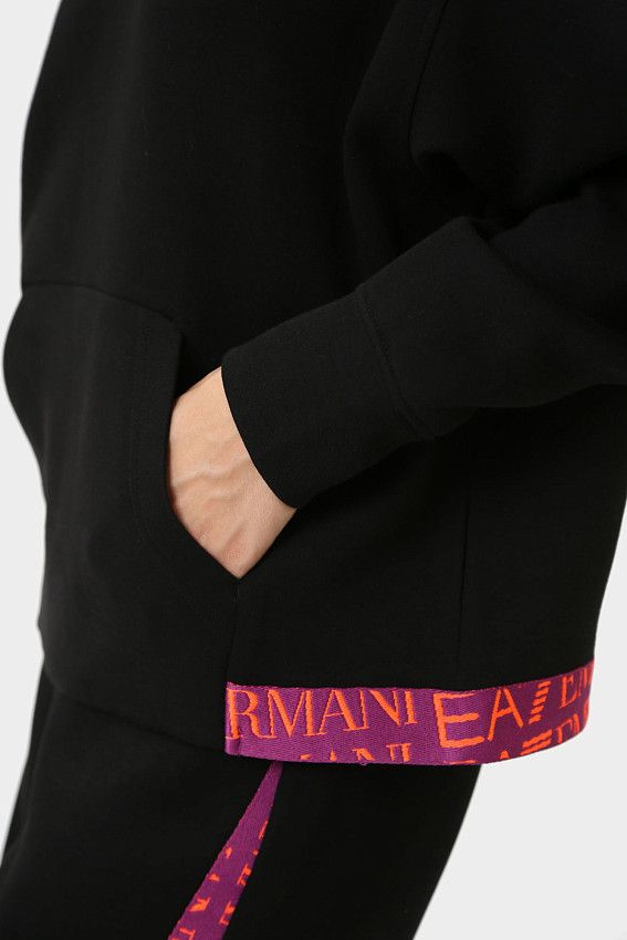 Худи EA7 Черный