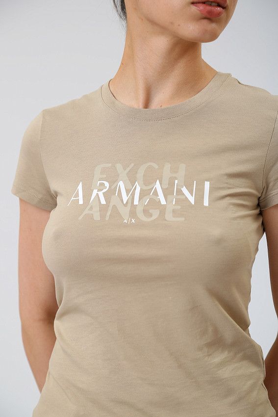 Футболка Armani Exchange Бежевый