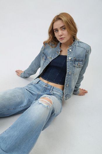 Куртка джинсовая голубая Armani Exchange
