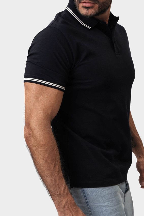 Поло Emporio Armani Синий