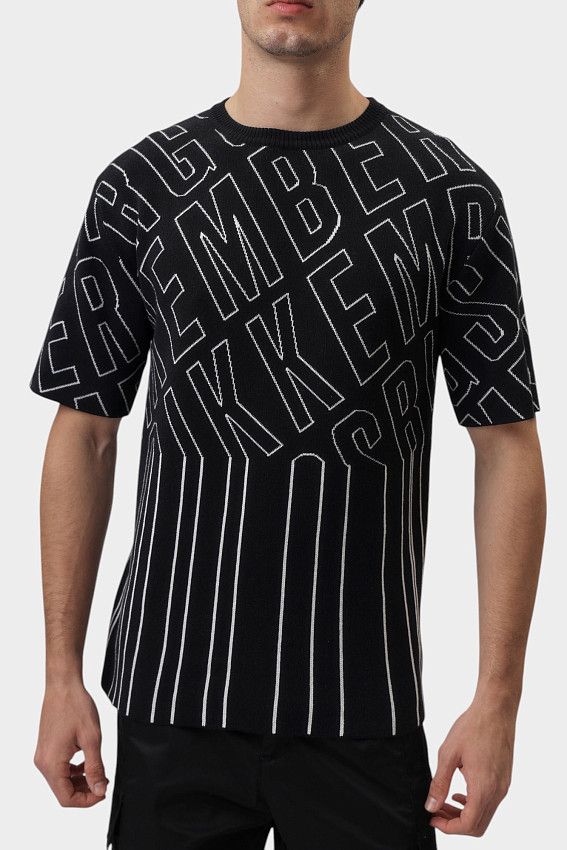 Футболка трикотажная Bikkembergs Черный