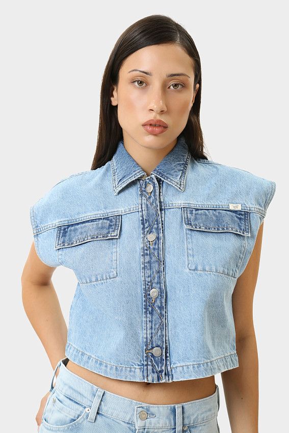 Жилет джинсовый Mustang