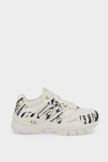 Кроссовки белые Armani Exchange
