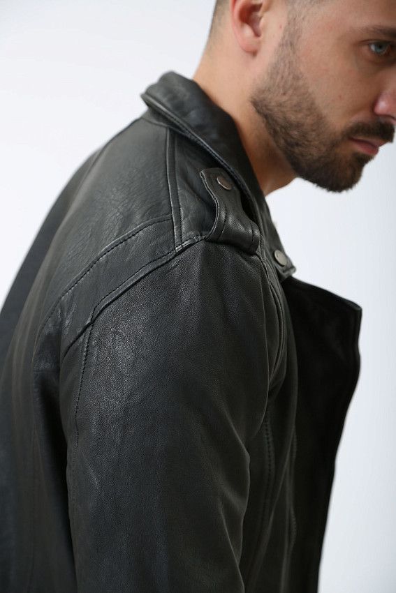 Куртка кожаная Mustang Черный